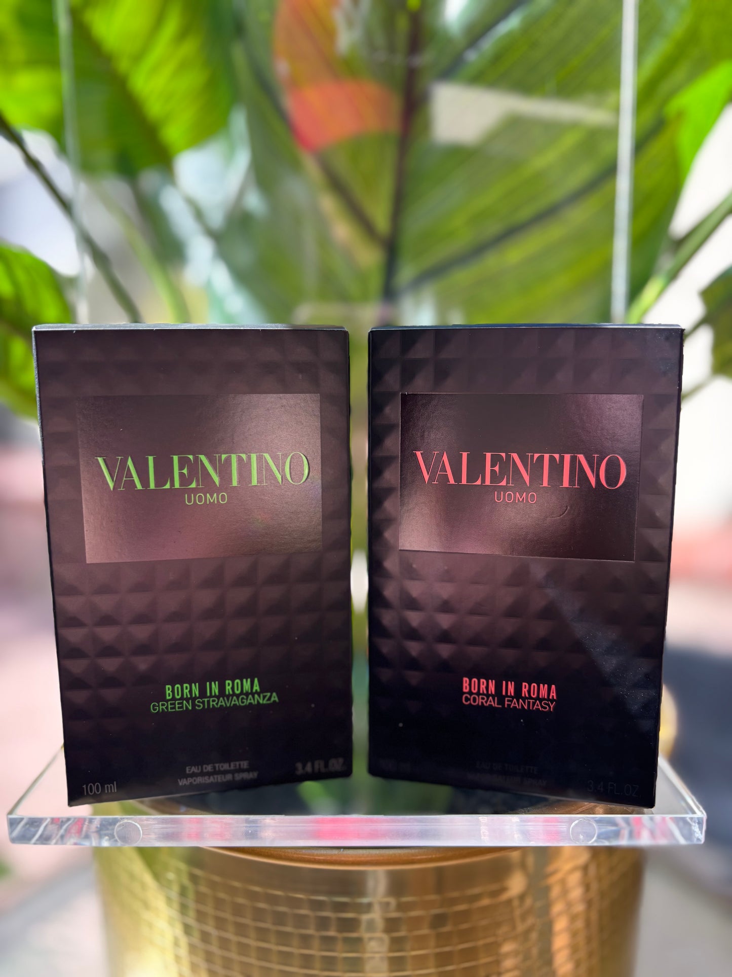 Valentino Uomo Born in Roma Green Stravaganza + Coral Fantasy Father’s Set